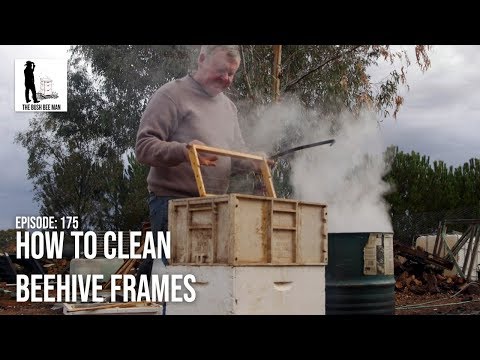 How to Clean Beehive Frames - The Bush Bee Man