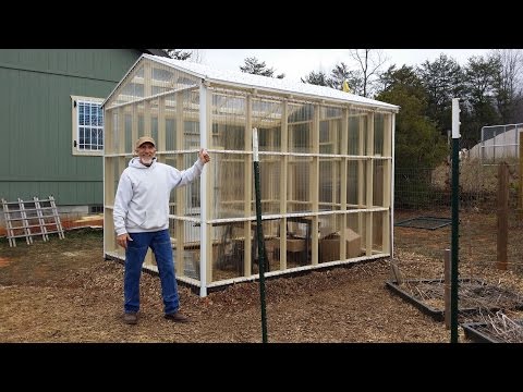 Awesome DIY Greenhouse ! Take a tour with me &amp; see the ventilation in action!