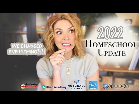We basically changed everything 😳 // Homeschool Curriculum 2022 End of Year Review + Update.