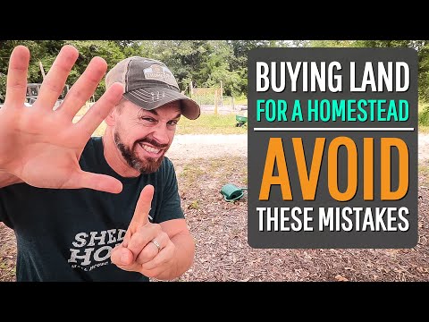 6 Mistakes to AVOID when Buying Raw Land {for a HOMESTEAD}