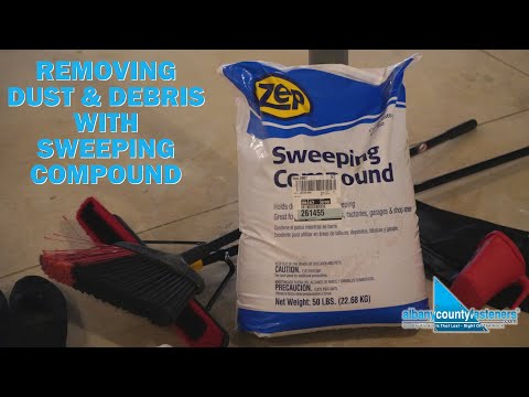 Sweeping Compounds - Cleaning Dust &amp; Debris Off Concrete | DIY Home Improvement