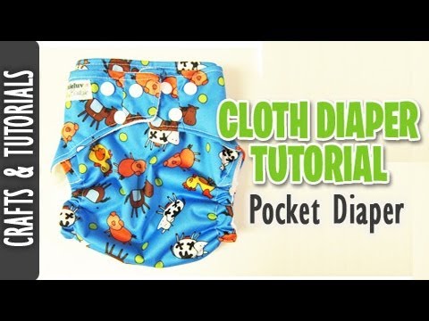 How to Sew a Cloth Diaper (Pocket Diaper Tutorial)