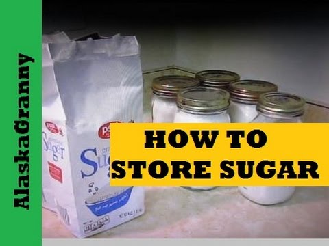 How To Store Sugar- Long Term Food Storage Tips Tricks Hacks