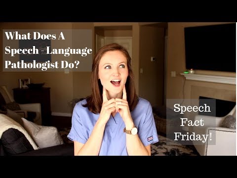 What does a Speech Language Pathologist do? | Speech Fact Friday