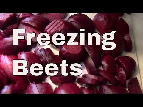 How to Freeze Beets For Later Use.
