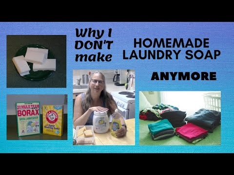 Why I Don&#039;t make Homemade Laundry Soap Anymore
