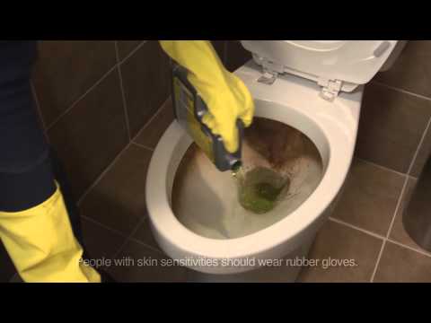 How to clean a toilet with CLR Calcium, Lime &amp; Rust Remover &amp; CLR Bath &amp; Kitchen Cleaner