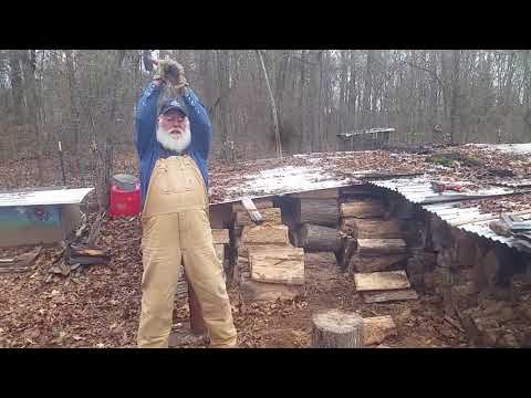 Splitting Firewood with a Maul, How I Swing