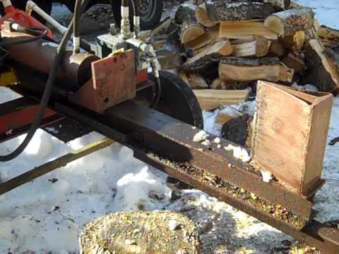 How I built my cheap hydraulic log splitter (Under $200) - Homemade log splitter