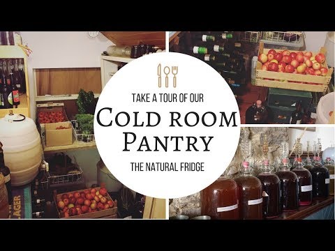 NATURAL FRIDGE/COLD ROOM/PANTRY TOUR | Above ground ROOT CELLAR