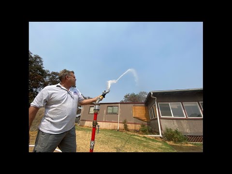 Giant firefighting sprinkler could protect your home if you have to evacuate from fires