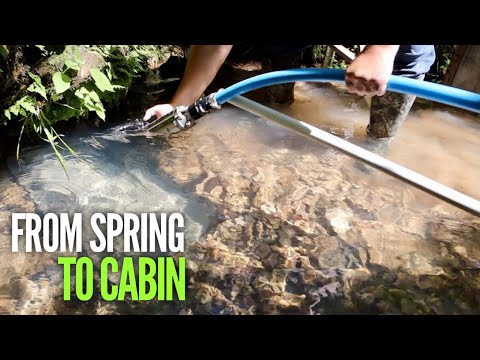 Off Grid Water Supply - From Spring To Cabin! How We DID IT! EP#20