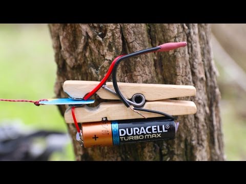 How to make a TRIP-WIRE ALARM