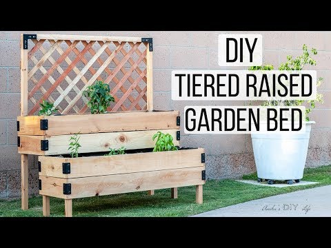 DIY Tiered Raised Garden bed - How to build