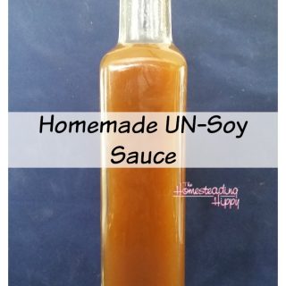 Need a terrific marinade or sauce for homemade Chinese cooking? Try this #glutenfree #soyfree #dairyfree homemade soy sauce!~The HomesteadingHippy #homesteadhippy #fromthefarm #recipes