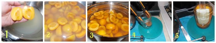 5 steps to canning apricots