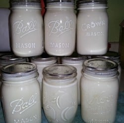 jars o canned milk