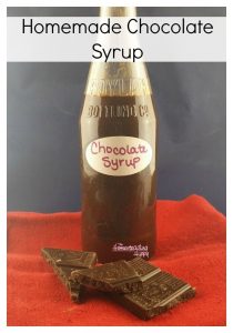 homemade chocolate syrup with 5 ingredients pin
