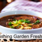 Hearty and warming, this nourishing garden fresh chili will hit the spot on those chilly days! The Homesteading Hippy