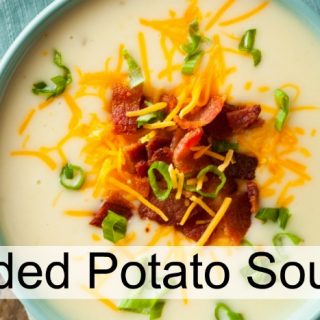 Creamy, filling, and so comforting! You need to try this loaded potato soup tonight! The Homesteading Hippy