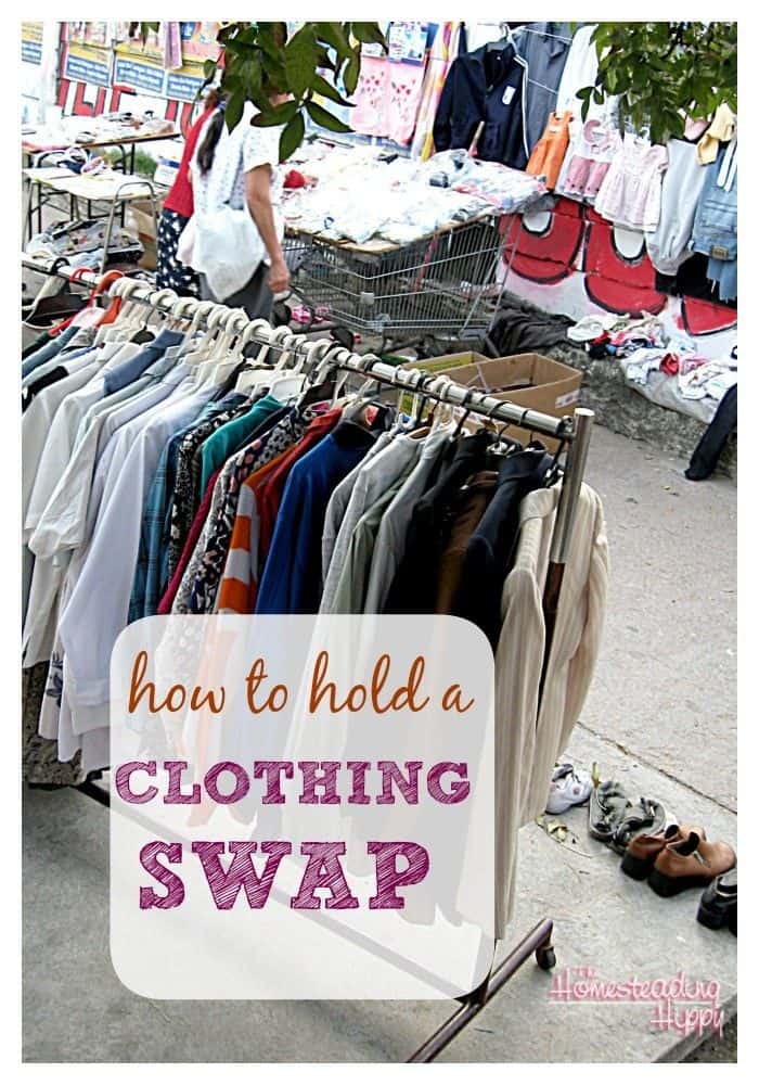 how to hold a clothing swap