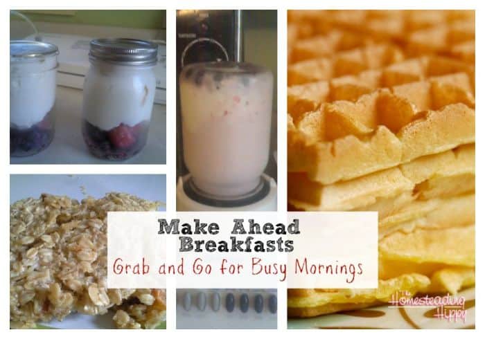 make ahead breakfasts