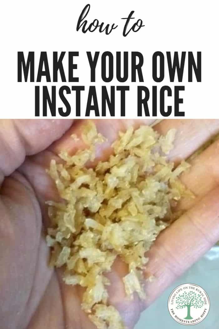 Make Your Own Instant rice