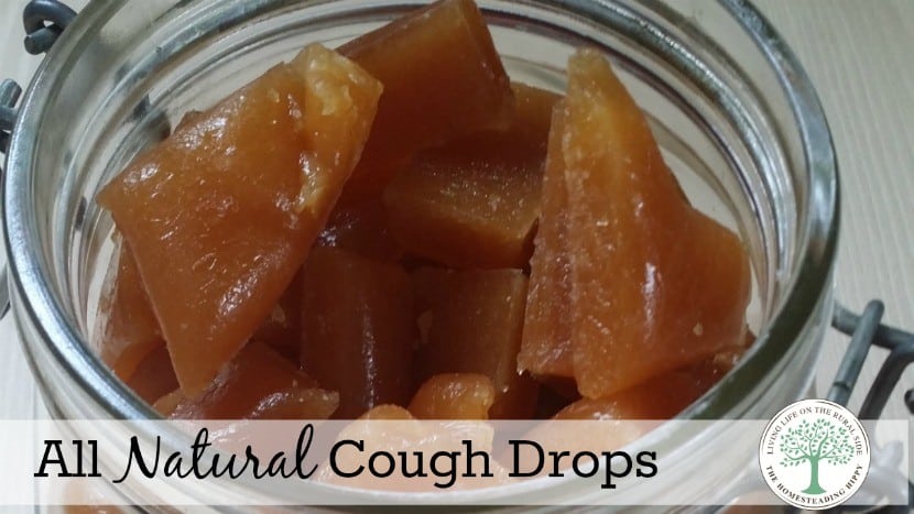 Spring colds and coughs can be rough. These all natural cough drops can soothe your throat and ease the cough.