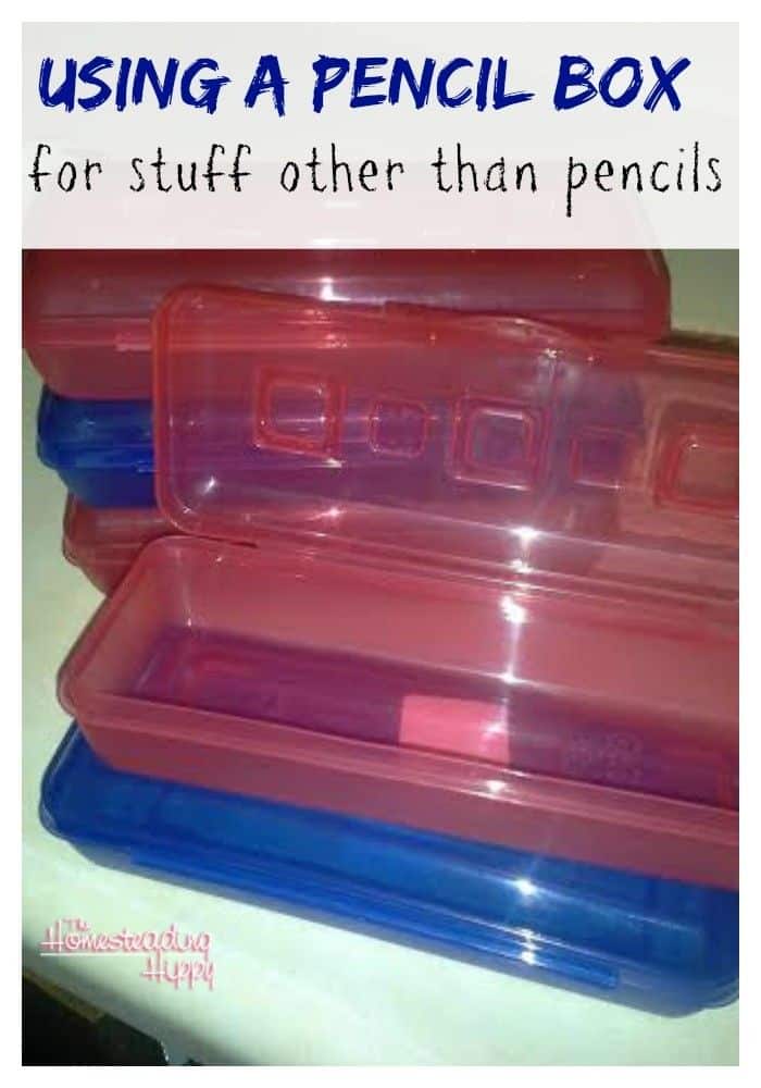pencil box for other than pencils