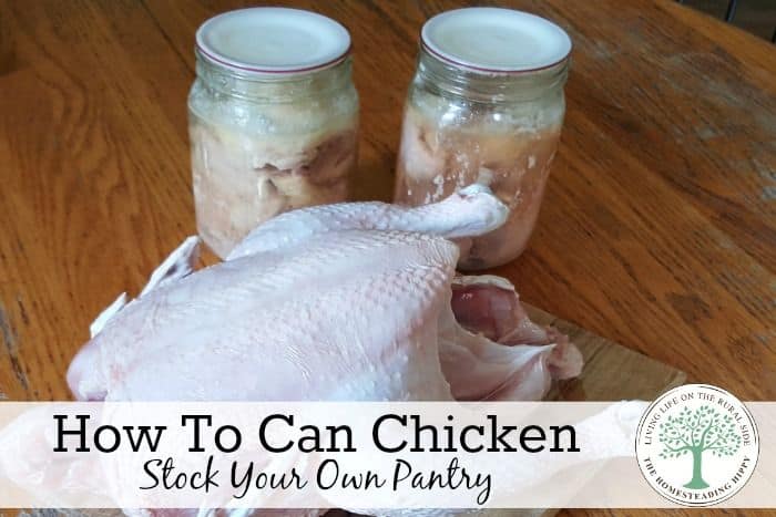 canning chicken horizontal