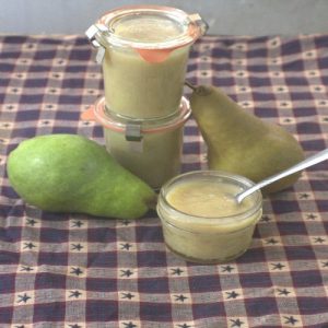 canned pear sauce