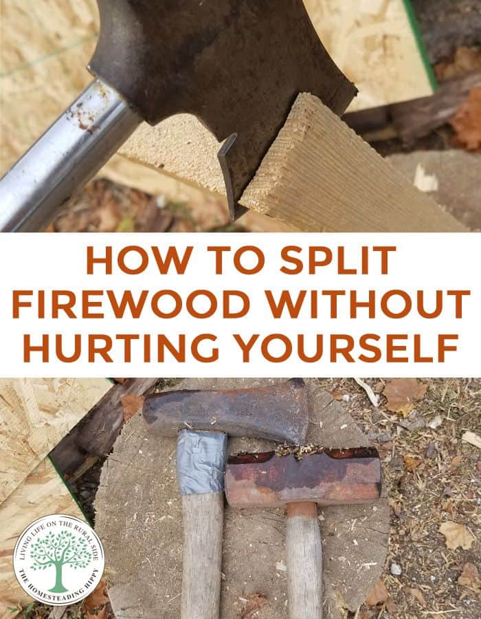 how to split wood pin