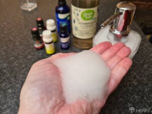 homemade foaming hand soap