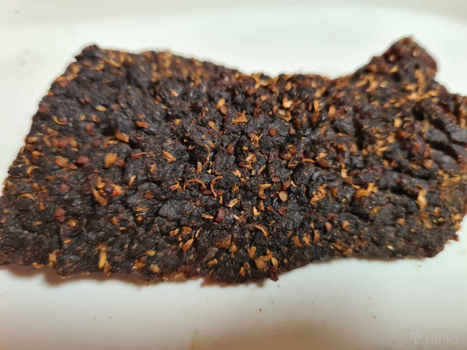black pepper on beef jerky