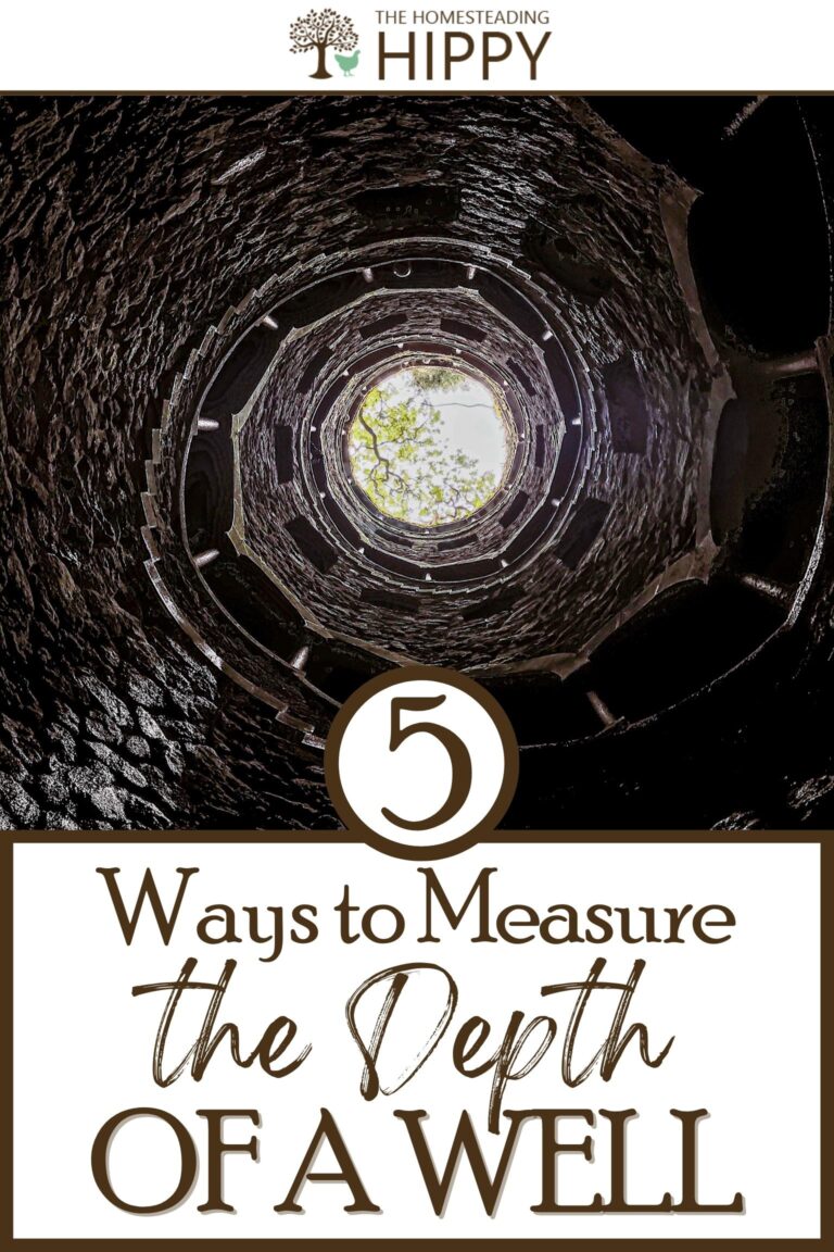 how to measure the depth of a well pinterest
