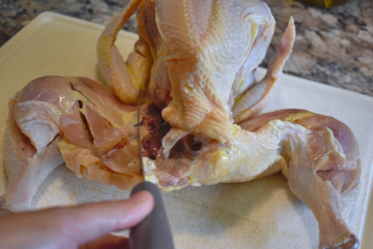 popping socket on whole chicken