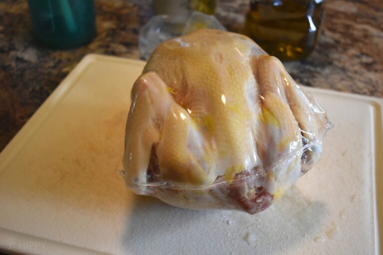thawed whole chicken