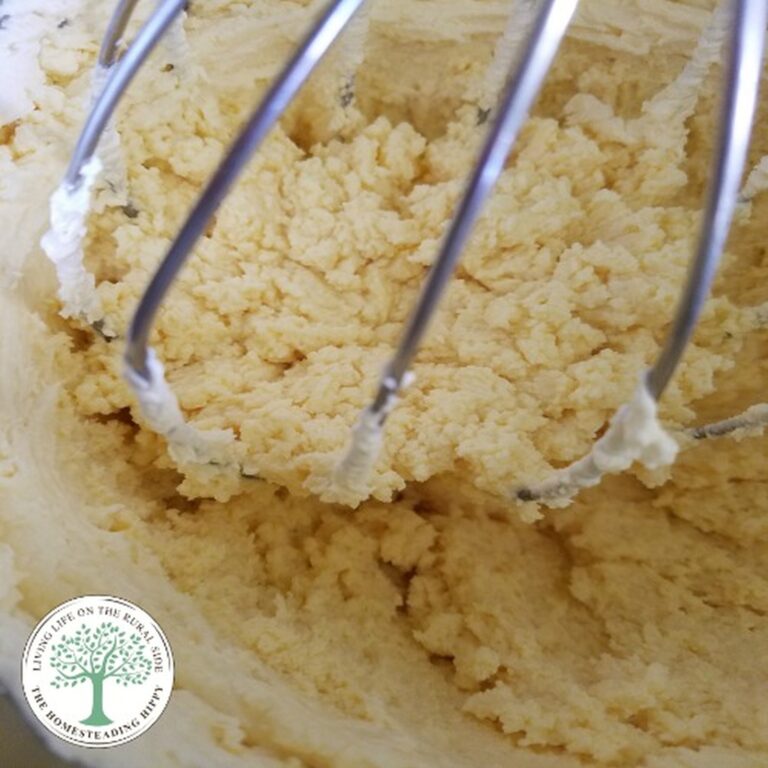 cream separating from butter