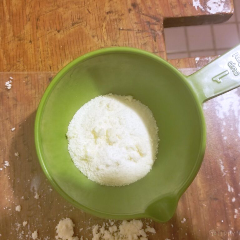 powdered milk in bowl