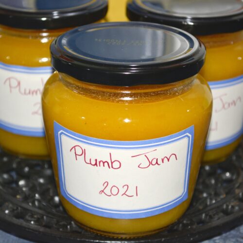 a few jars of plum jam