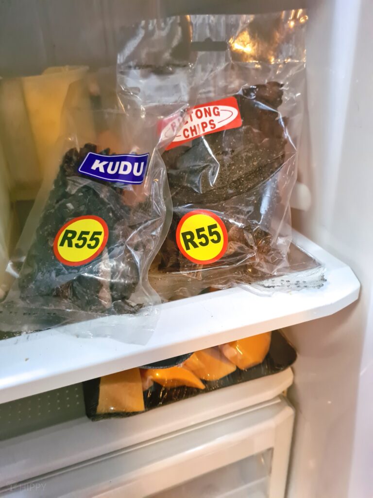 beef jerky in fridge