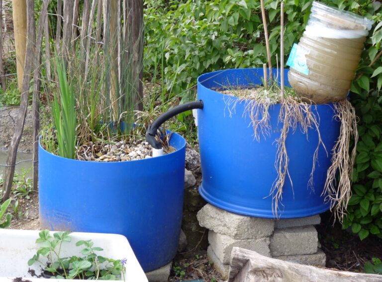 gravity greywater filtration system