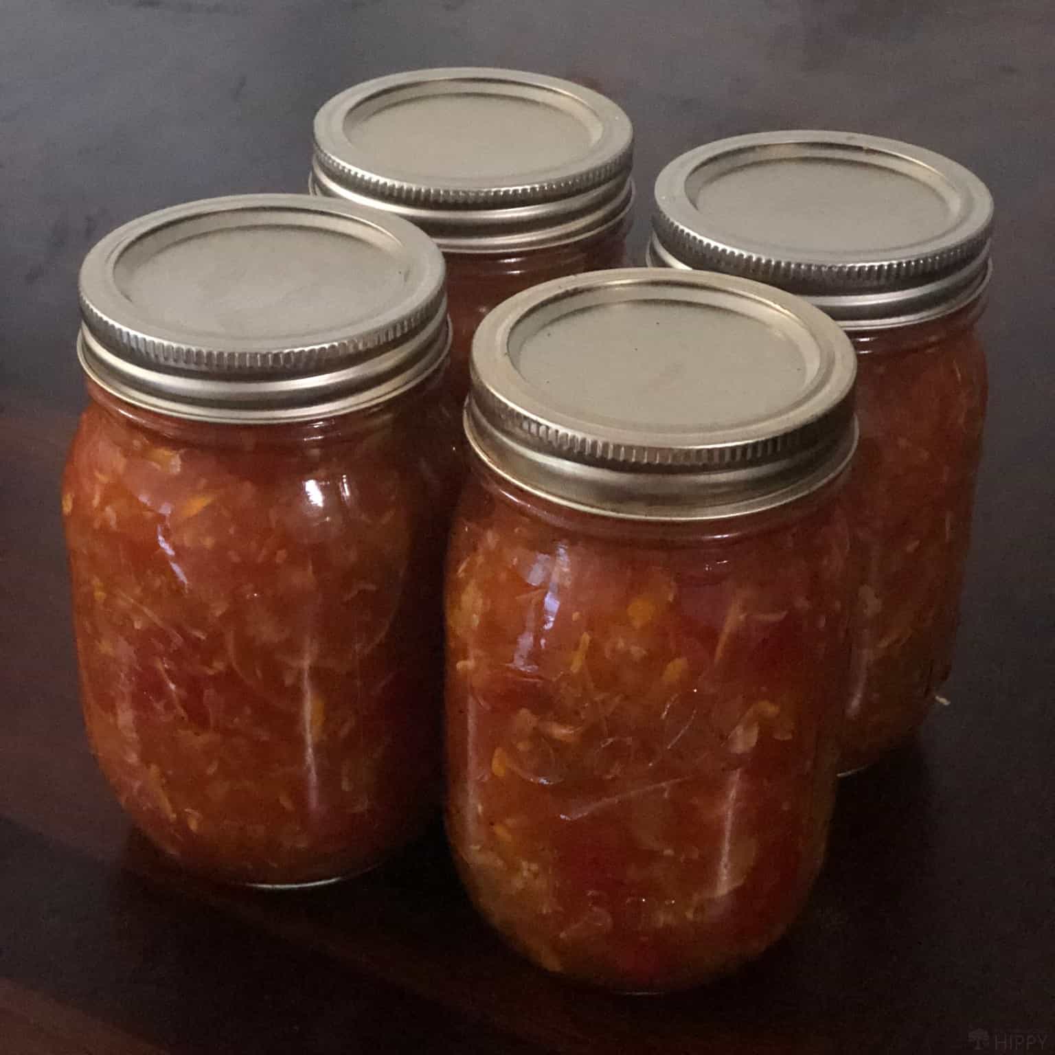 canned zucchini salsa