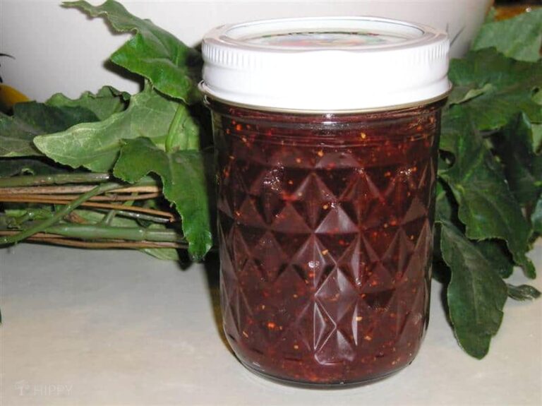 jar of strawberry fig jam