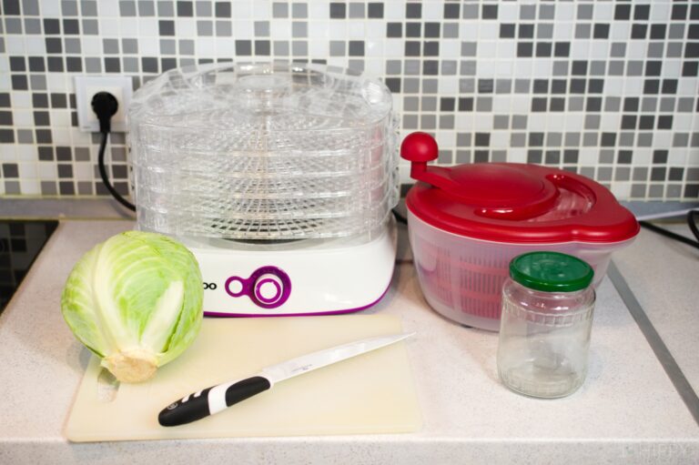 dehydrator cabbage and salad spinner
