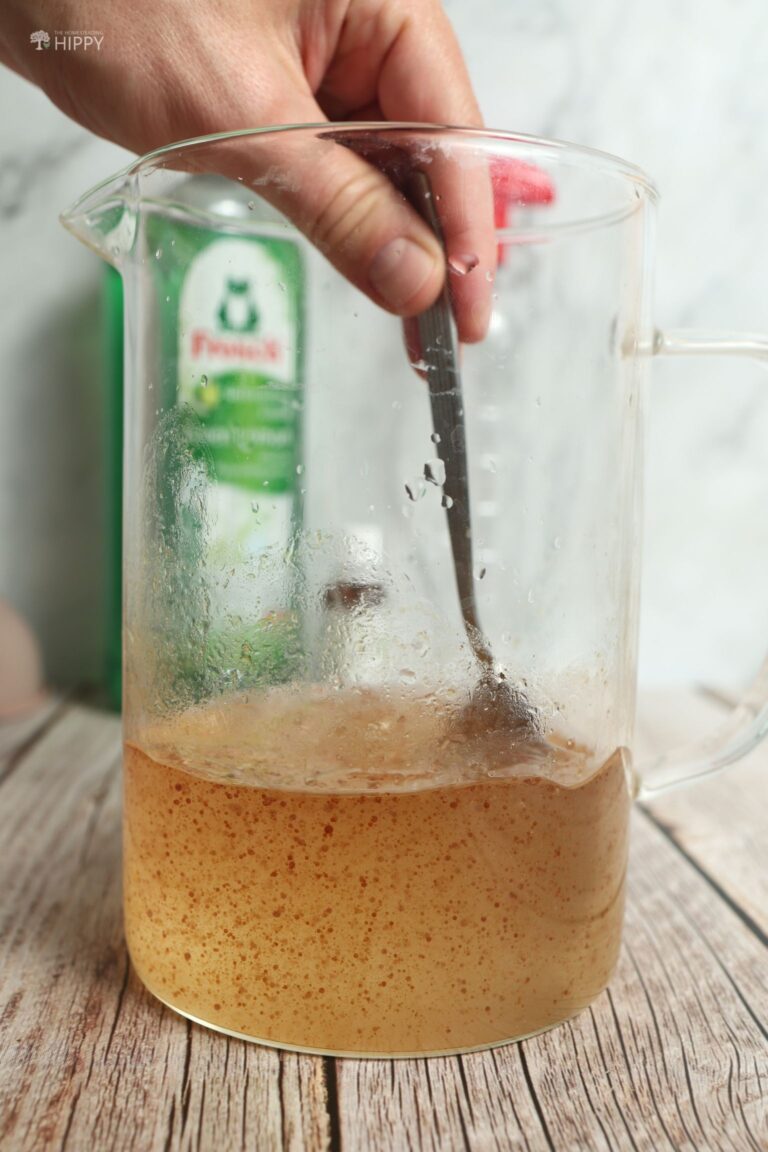 mixing neem oil and dish soap
