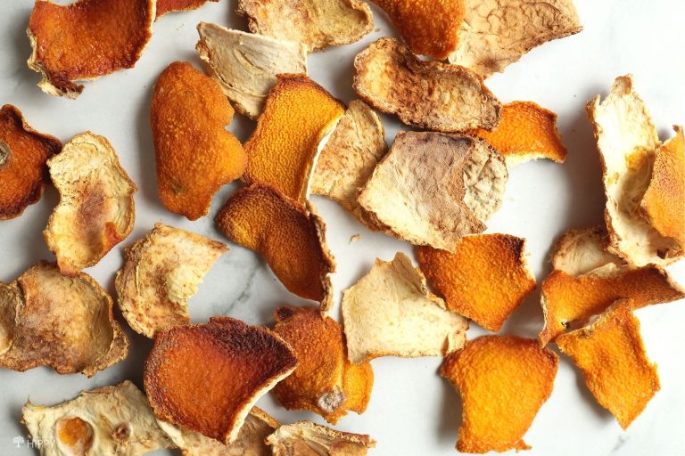 dried orange peels