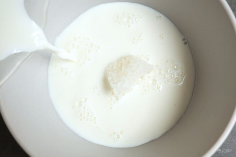 reconstituting frozen kefir grains in milk
