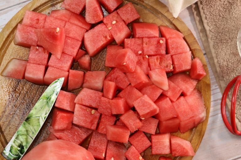 sliced watermelon