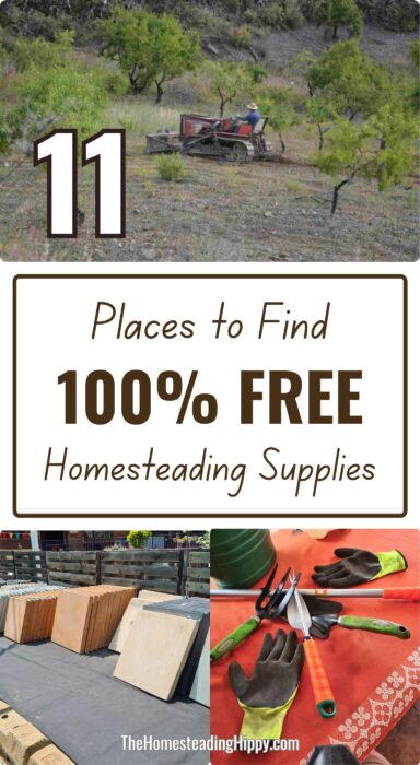 free homesteading supplies pin